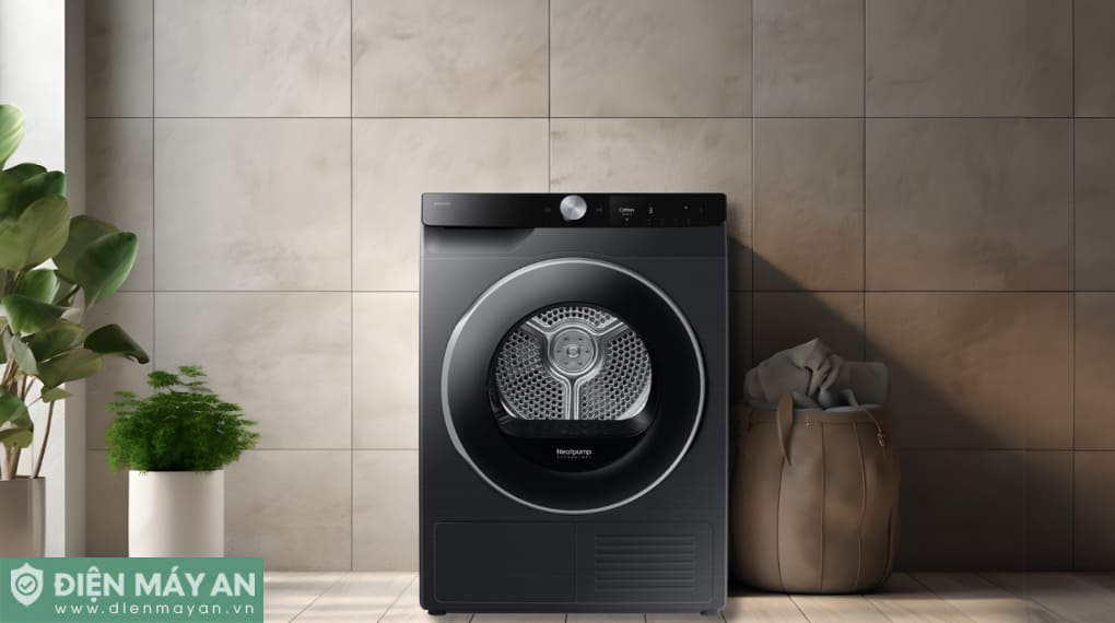 Máy sấy bơm nhiệt Samsung 9 kg DV90T6240LB/SV